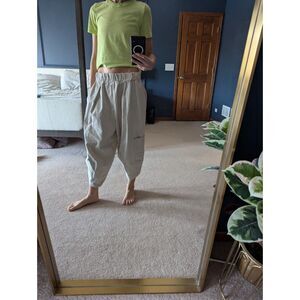Ann Everett Chino Baggy Harem Pants Khaki